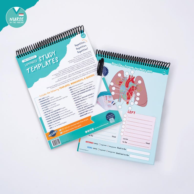 The Complete Laminated Study Templates | Nursing School image 1