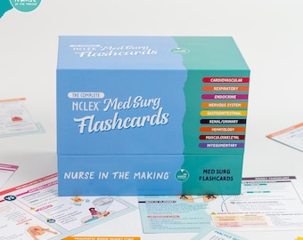 The Complete NCLEX Med Surg Flashcards
