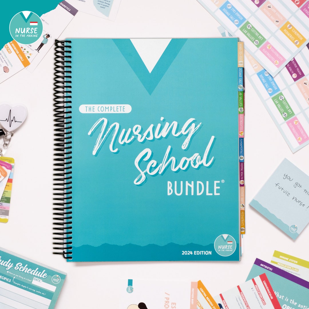 Bundle®　2024　PRINTED　Edition　Nursing　The　School　Complete　Etsy