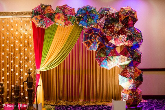 100 Pcs Indian Wedding Umbrella Floral Designer Outdoor