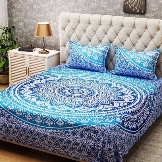 Indian Multi Color Duvet Doona Cover Comforter Mandala Etsy