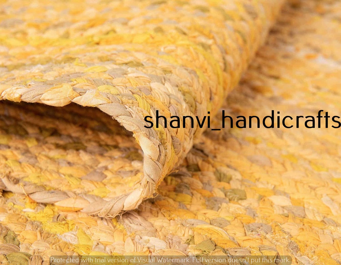 Cotton Rug Runnerbraided Runner Rug RAG Rugmeditation Mat Etsy