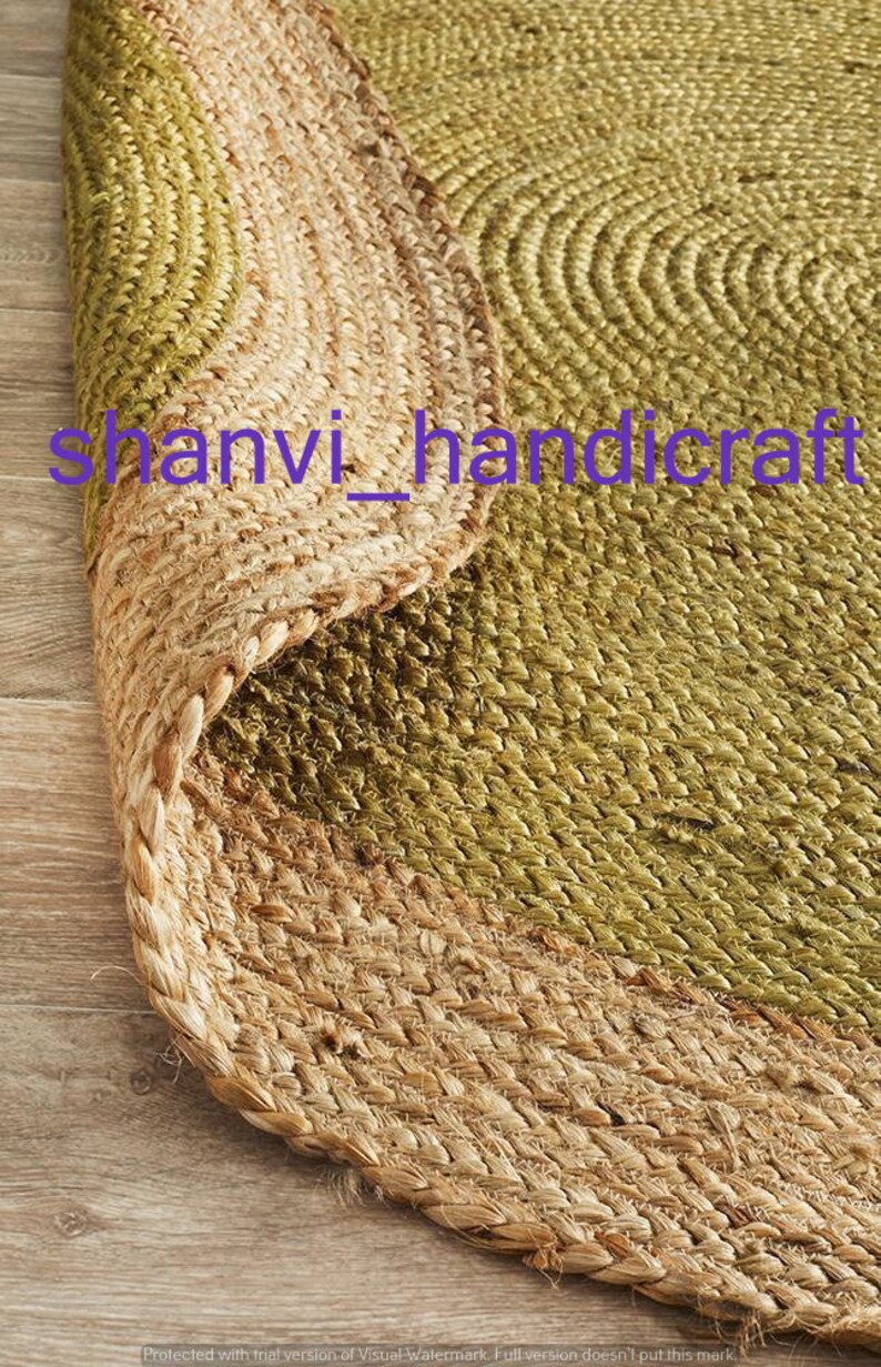 Home Decor Natural Jute Rug Round Jute Rug For Floor and Etsy