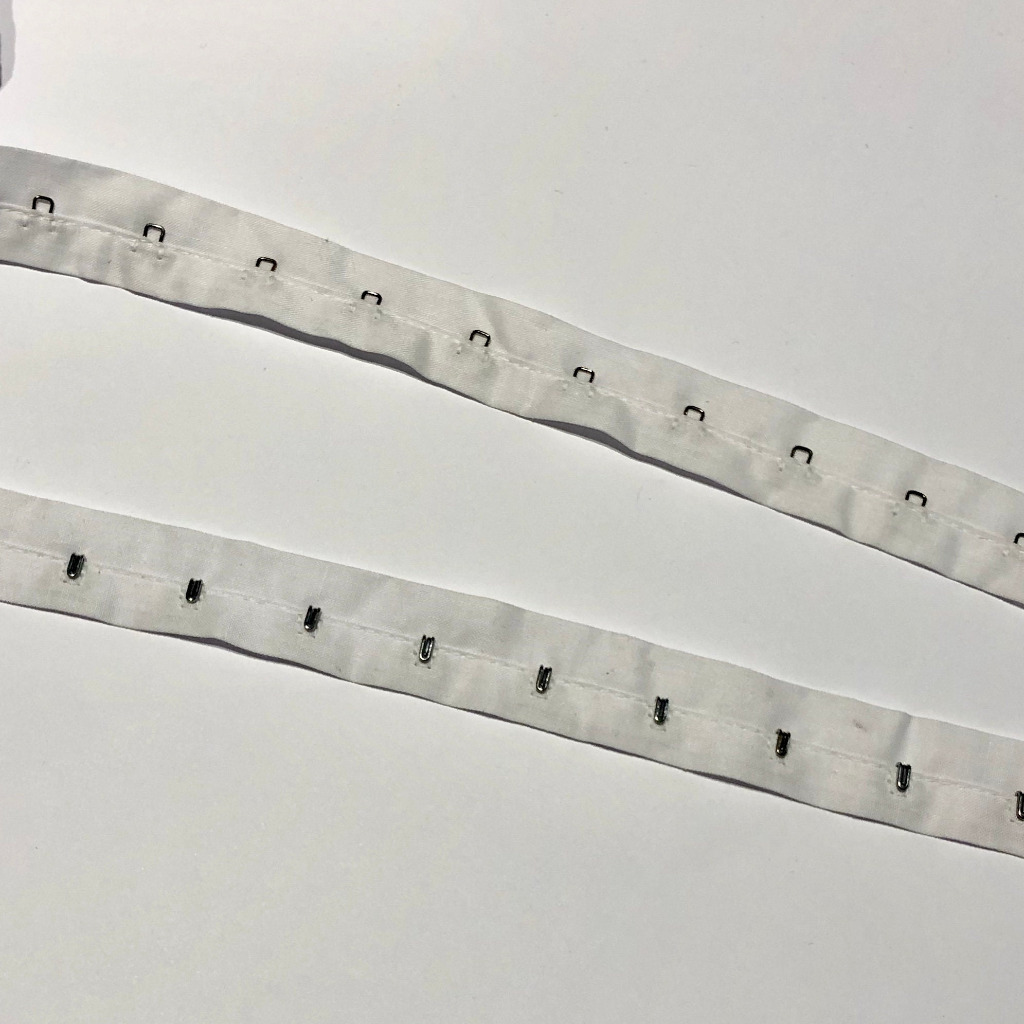 Hook and Eye Sew on Tape by the Metre. Etsy