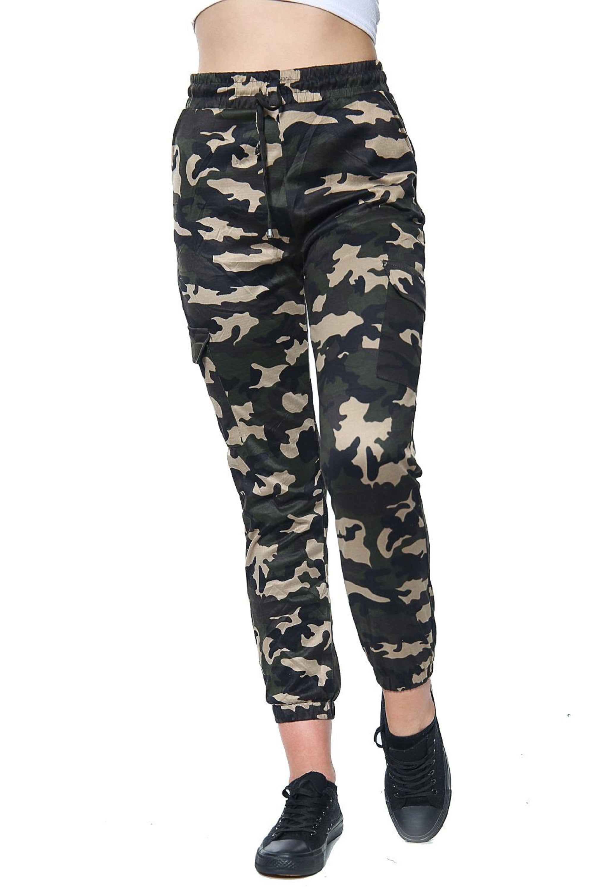 Ladies Women's Camouflage Leggings side 24 pockets Etsy