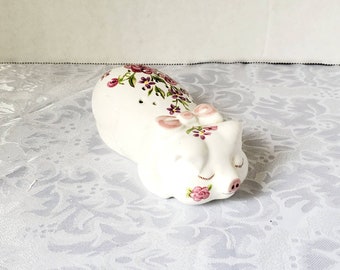 Vintage Avon Barnyard Animal Pig Fabric Pomander 1985