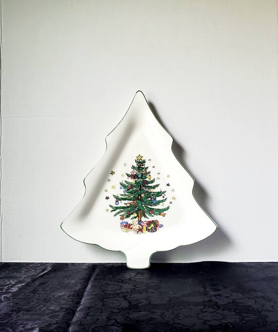 Christmas tree shaped plate hotsell