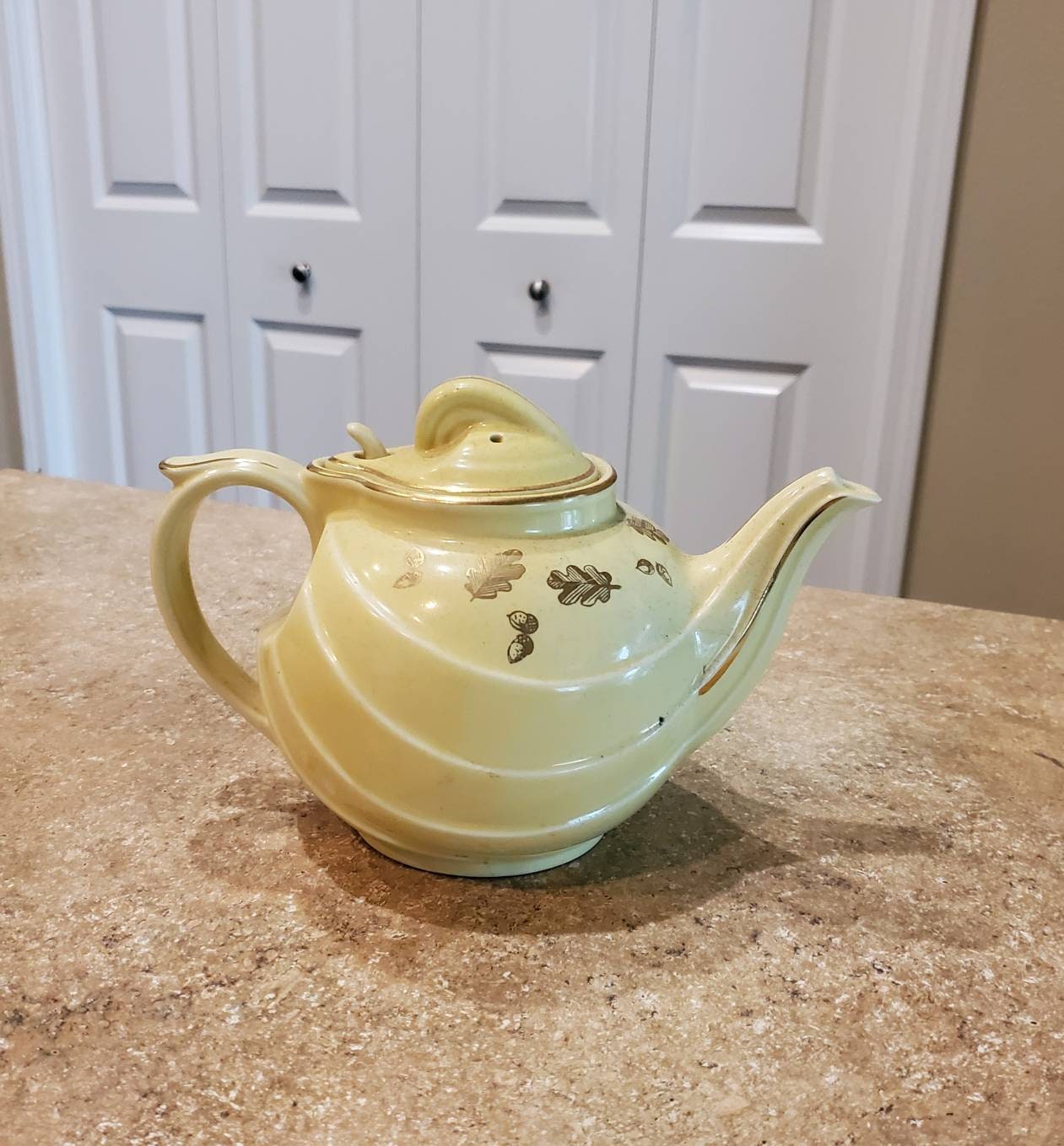 Vintage Hall 0799 6cup Teapot Canary Yellow Etsy