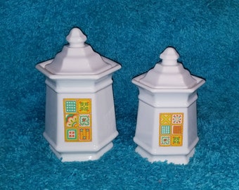 Avon Patchwork Jars