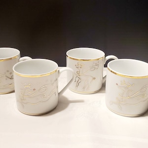 The Rudolph Co. Porcelain 10 oz. Mugs - Set of 4 Mugs