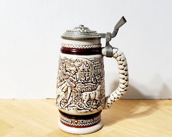 Avon 1980 Cattle Drive Collectible Beer Stein