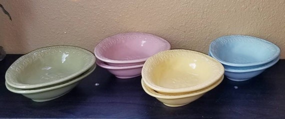 Pottery Barn Egg Bowls Dishes Set Of 8 Bowls Etsy