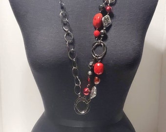 CHICO'S Beaded Chain Necklace