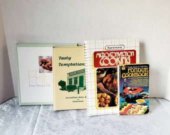 Vintage Cookbooks - Lot of 4