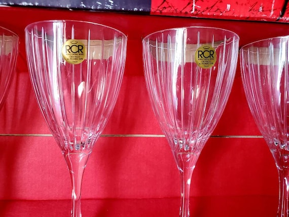 RCR Royal Crystal Rock wine glass set of 2