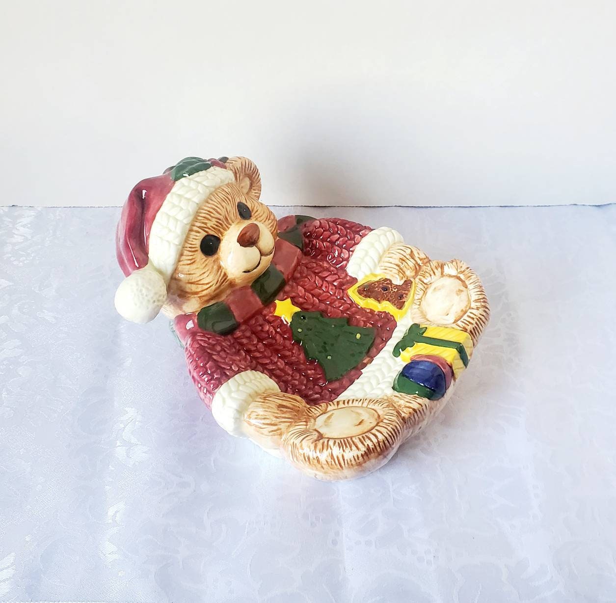 Adorable Jay Imports Teddy Bear Cookie Plate/Dish