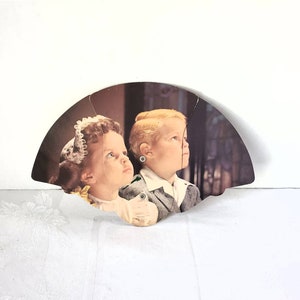 Vintage Advertising Paper Hand Fan - The Farmer State Bank
