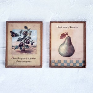 Kitchen Refrigerator Magnets - 1997 Nancy Taliaferro Faulkner Printwick Papers Magnets