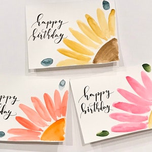 Beautiful spring birthday cards