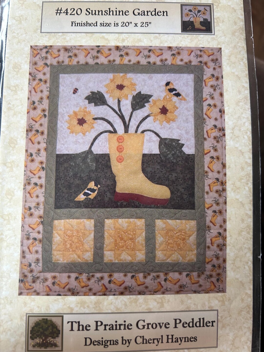 Sunshine Garden Quilt Pattern From Prairie Grove Peddler - Etsy