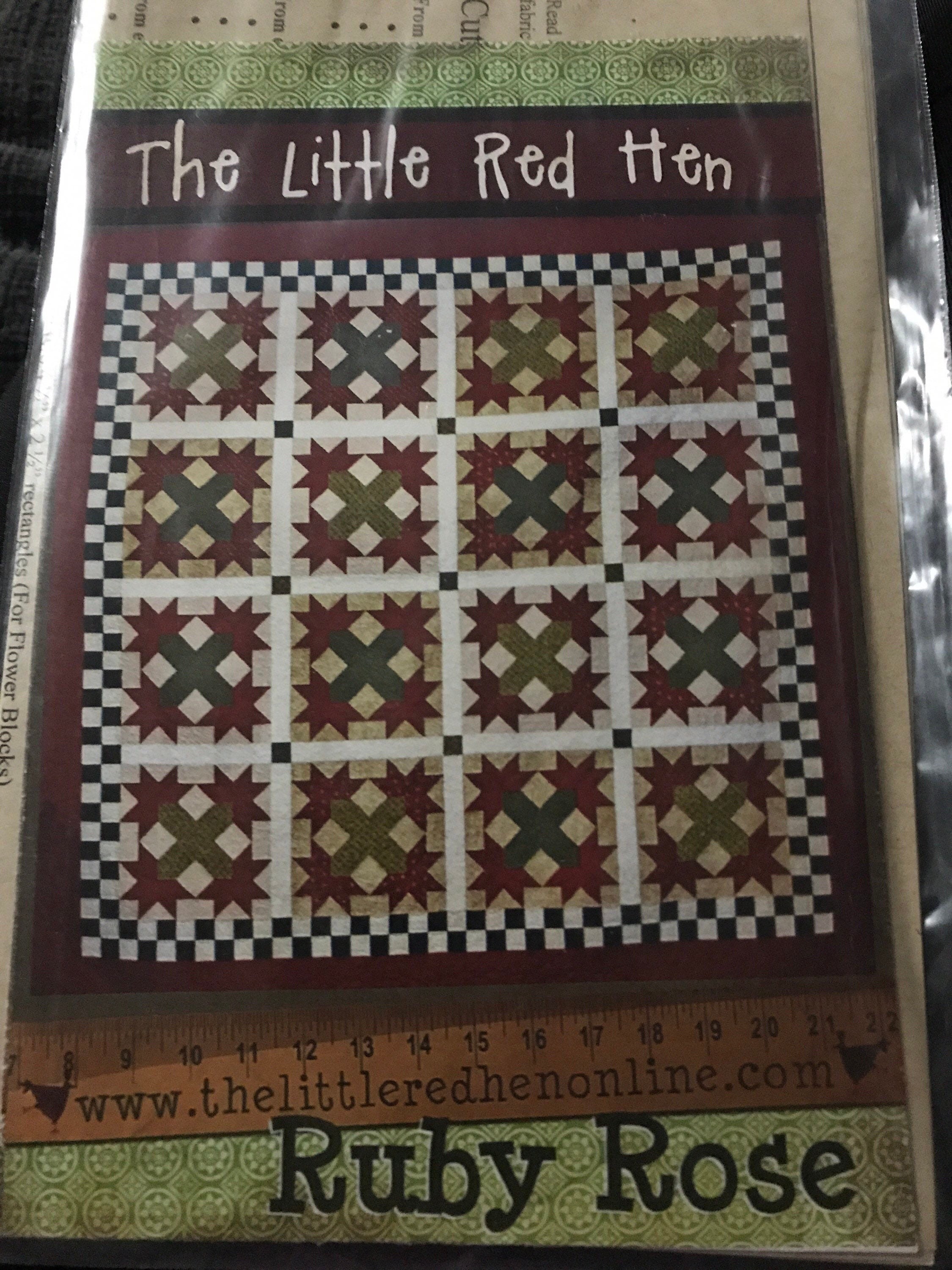 Little Red Simplicity Pattern Ruby Rose Quilt Pattern Little Red Hen Designs - Etsy