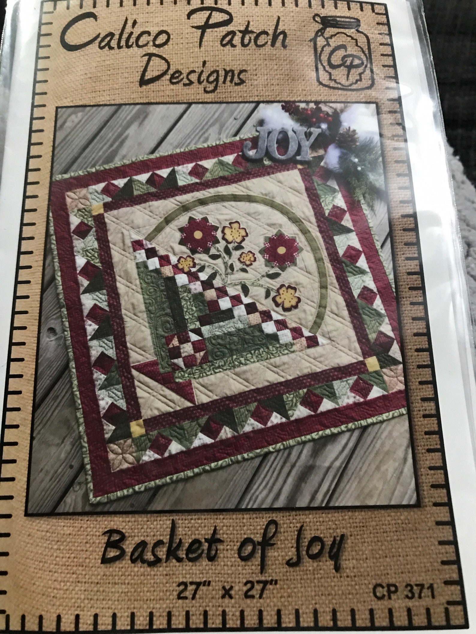 CALICO PATCH DESIGN Basket of Joy quilt pattern Etsy