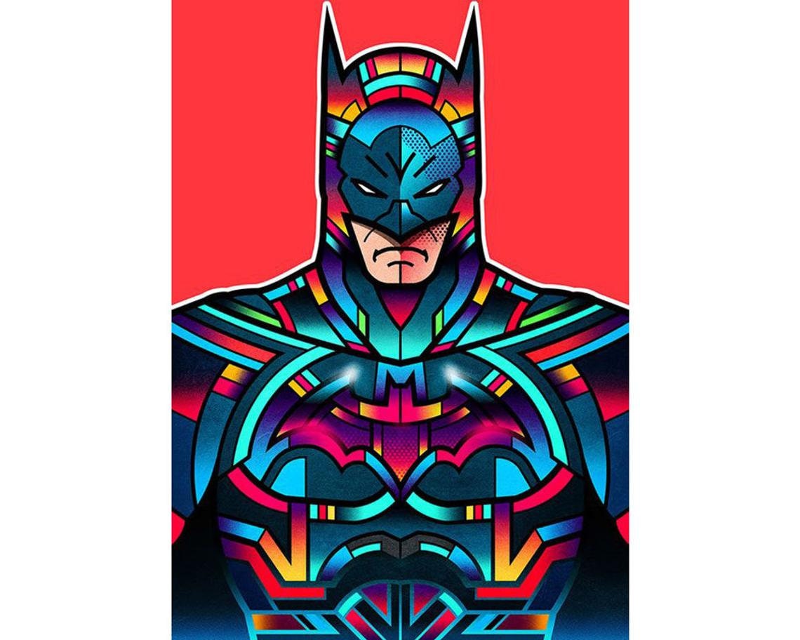 Full Square/Round DC Batman Diamond Painting Kit 5D Diamond | Etsy