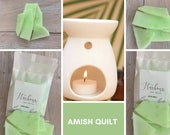 Amish Quilt, Highly Scented Soy Wax Melts For Oil Burner, Many Fragrances, Brittle, Wax Burners, Eco-friendly