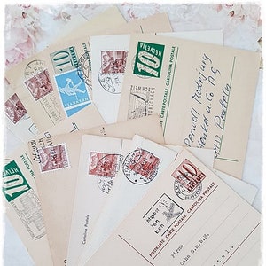 Szwajcarskie zabytkowe pocztówki Pakiet 10 sztuk! Vintage Ephemera Junk Journal Papercrafts Scrapbooking Paper Ephemera