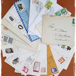 Envelopes from the Past 20 Envelopes Vintage Ephemera Junk Journal Collage Paper Pack