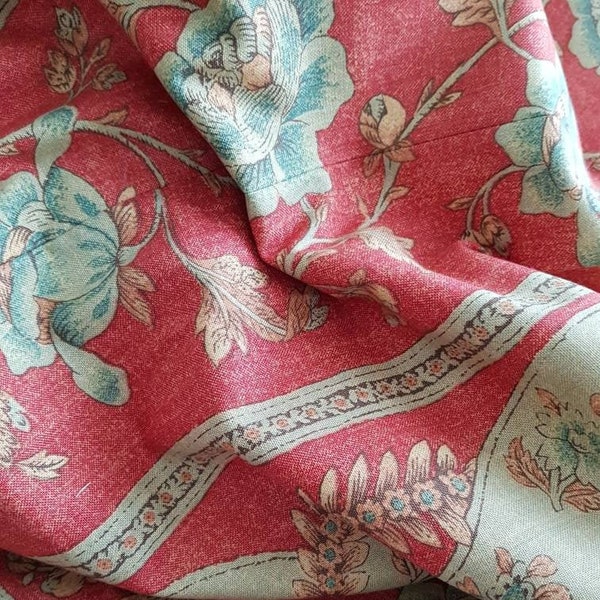 Vintage Fabric for Crafts and Junk Journaling