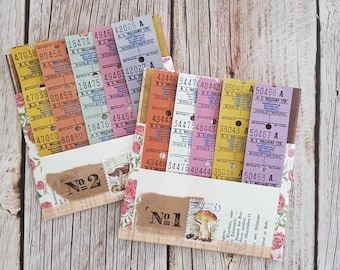 Original Vintage British Bus Tickets Set of 20 Tickets
