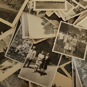 Lot de 10 ou 20 photos de photos anciennes
