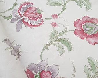 Beautiful authentic vintage floral Wallpaper
