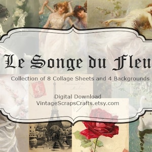 Feuilles de collage Le Songe du Fleur en téléchargement numérique