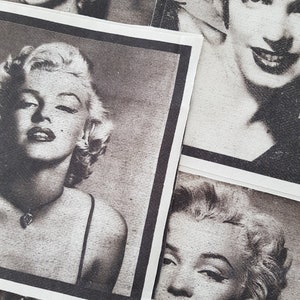 Gorgeous fabric patches 'Marilyn Monroe' patchwork quilt bag