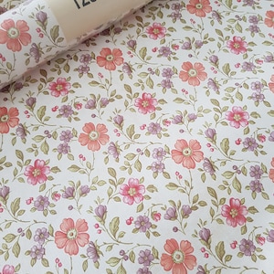 Splendida carta da parati vintage inglese con bellissimi motivi floreali