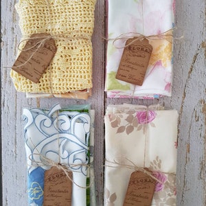Vintage Fabric bundles for Junk Journaling Crafts