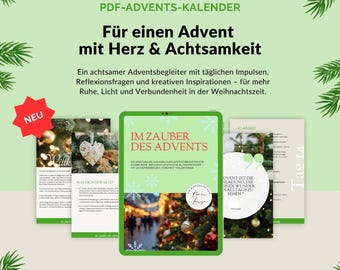 Achtsamer Adventskalender Workbook PDF – 25 Tage Reflexion, Affirmationen,  kreative Inspiration | Selbstfürsorge & Weihnachtszeit