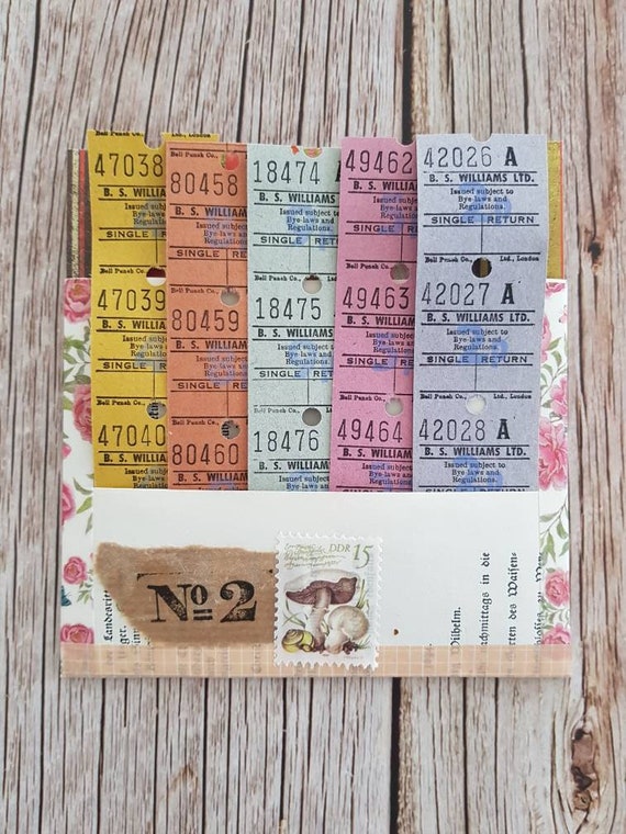 【GM busesセット】◆イギリス ヴィンテージ バス ロールチケット 2個 Original Vintage British Bus Tickets Set of 20 Tickets - Etsy