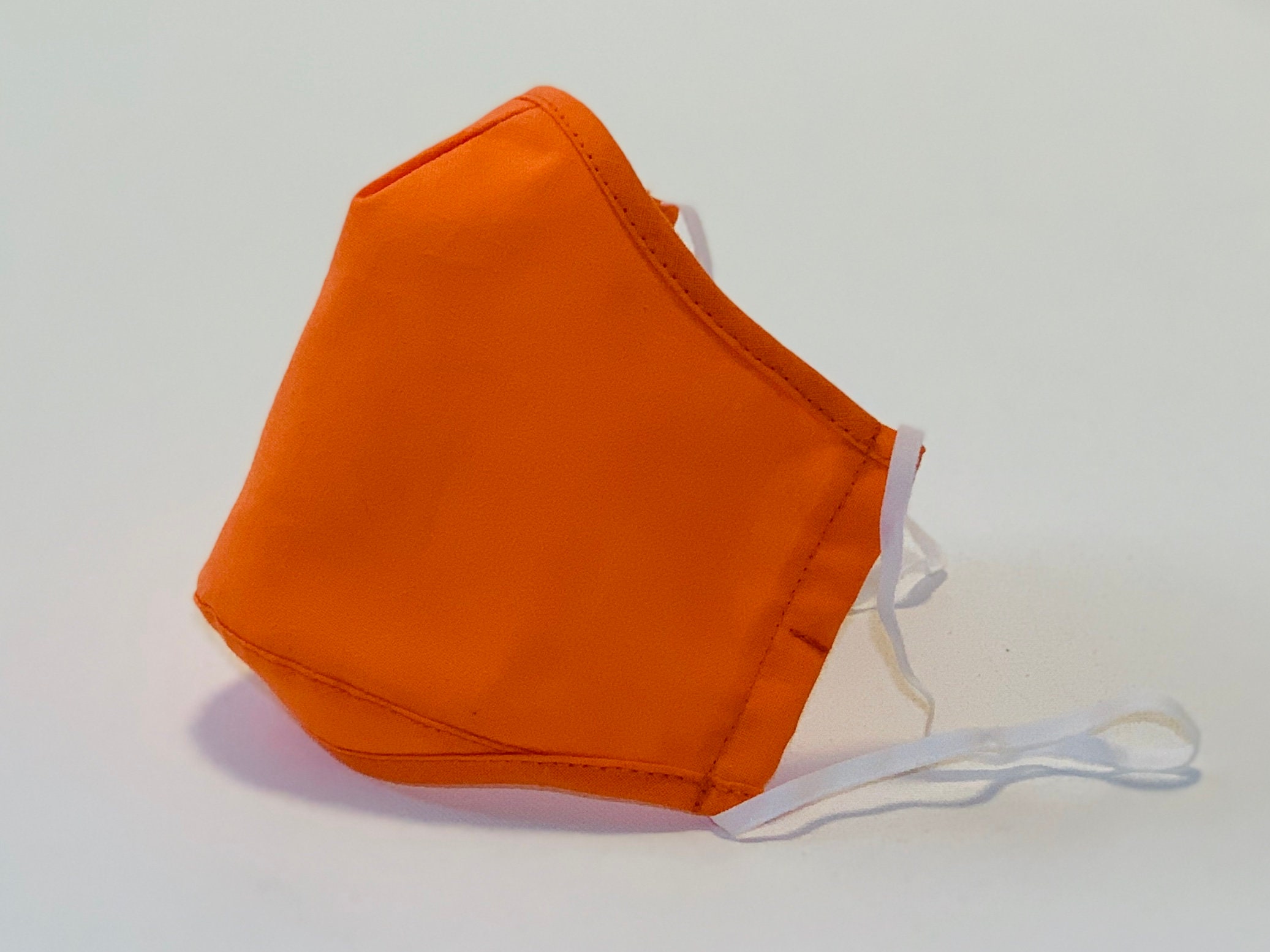 Premium PM2.5 Filter Face Mask. Orange. Reusable Cotton. Etsy