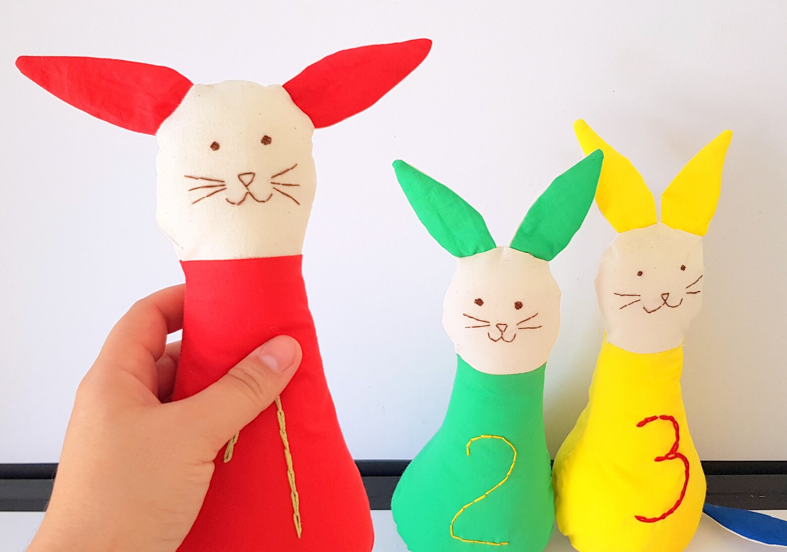 Toy Sewing Pattern Bowling Game Set How to Make Soft Toys Etsy