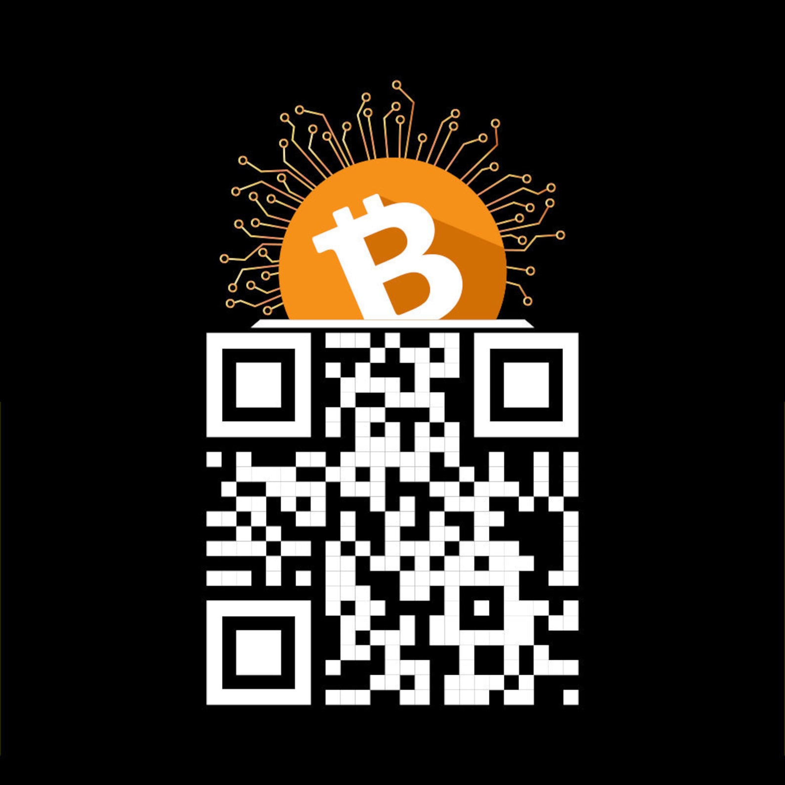 Personalized Bitcoin Wallet With QR Code Short Sleeved Etsy UK