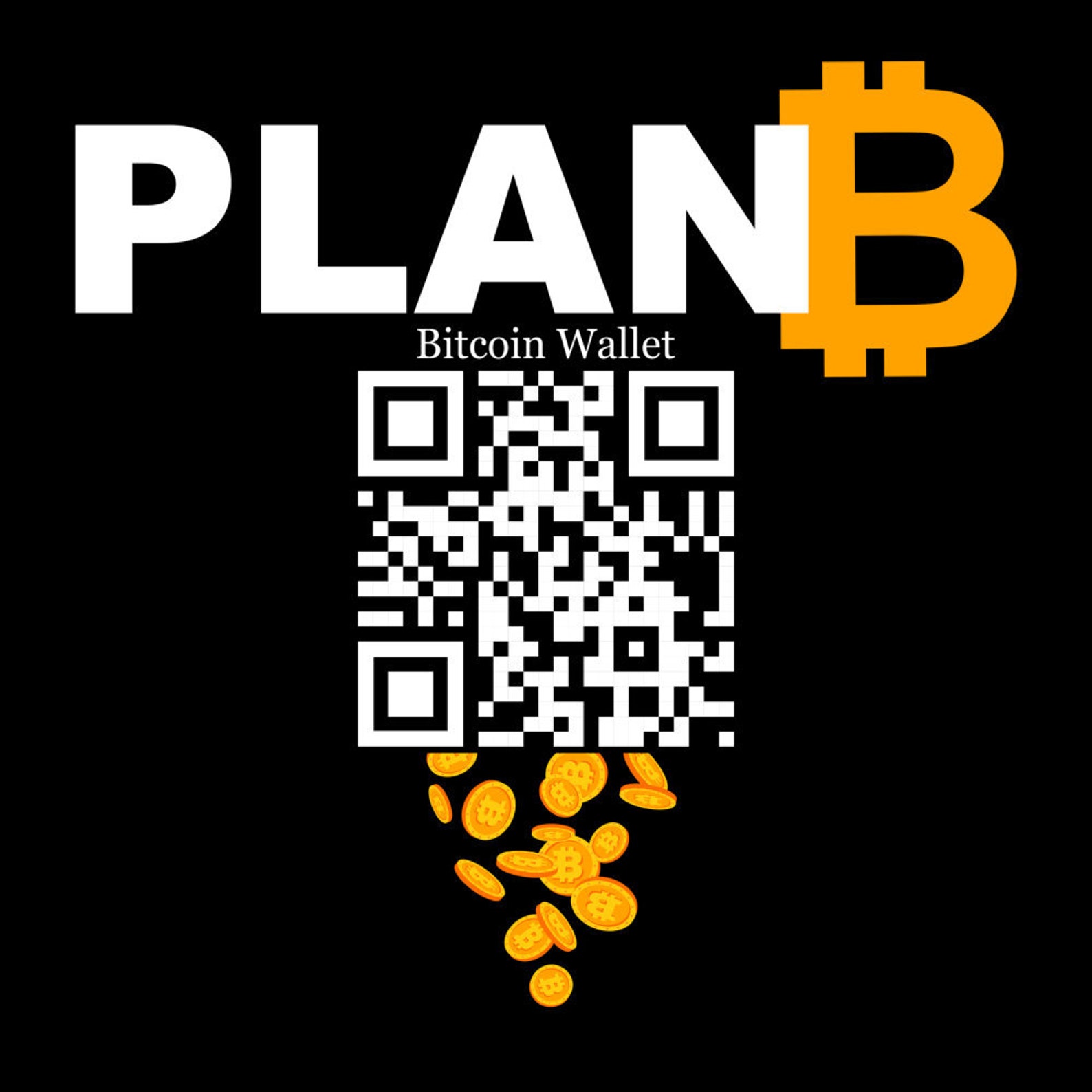 Personalized Bitcoin Wallet with QR Code Short Sleeved Etsy