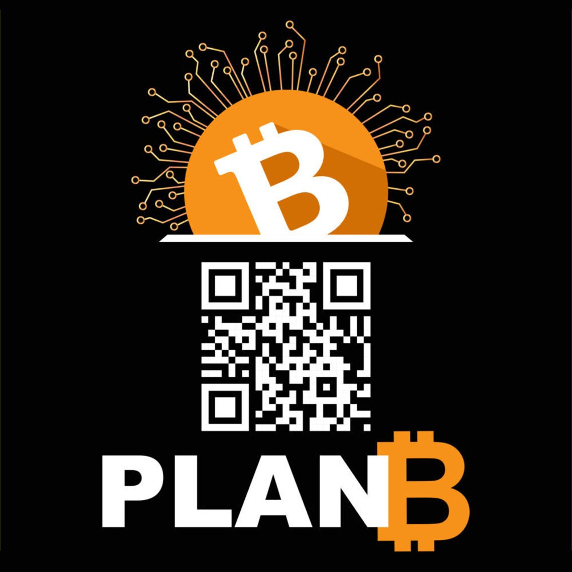Personalized Bitcoin Wallet With QR Code Short Sleeved Etsy UK