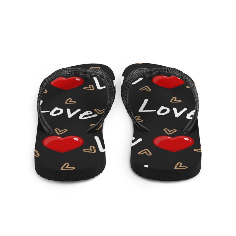Flip flops with love /& hearts