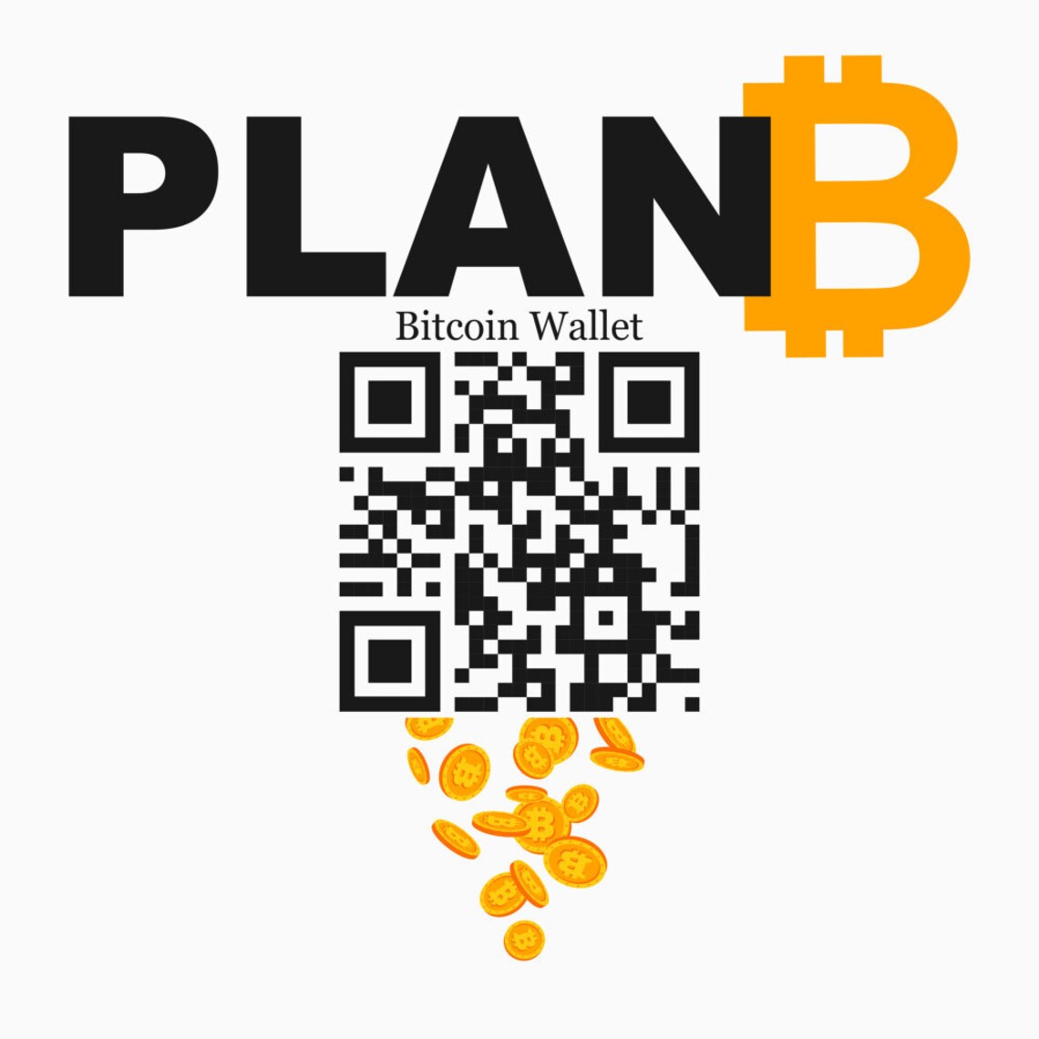 Personalized Bitcoin Wallet with QR Code Poster for All Etsy