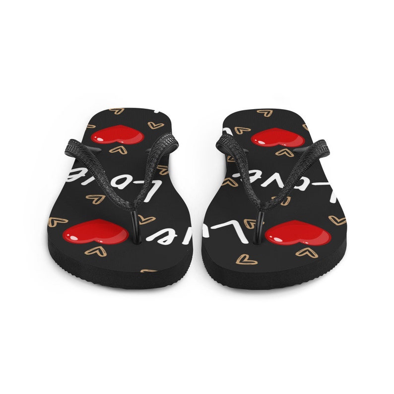Flip flops with love /& hearts