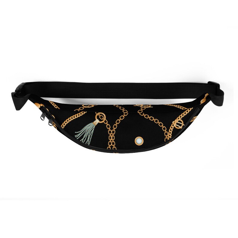 shoulder bag Belt bag carrying bag with golden maritim anchor sailor sailor design for coastal children belly bag hip bag
