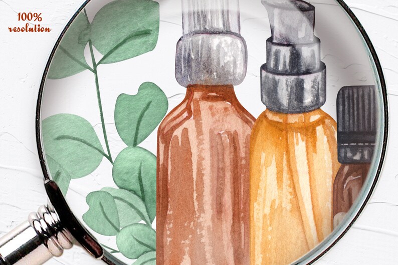 May include: Three glass bottles with brown, orange, and clear liquid. The bottles have different shaped tops and are arranged in a row. The bottles are in focus, and the background is blurred.